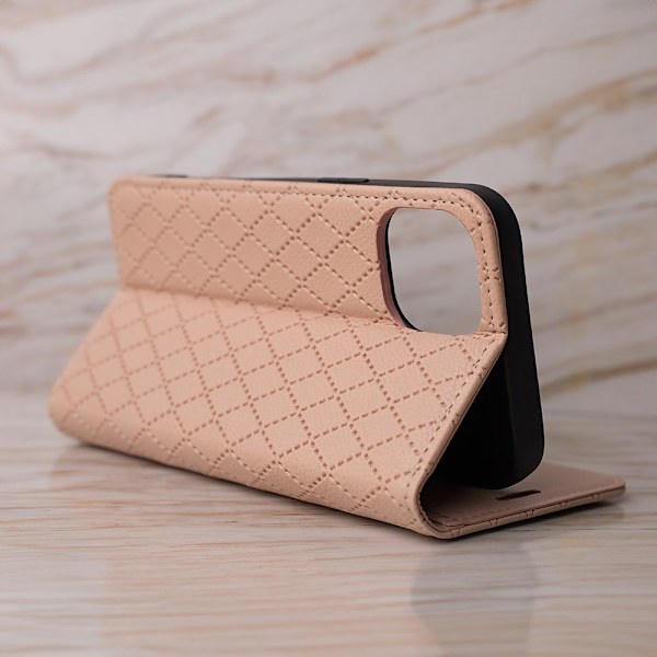 Smart Caro-fodral för iPhone 16 Plus, beige black