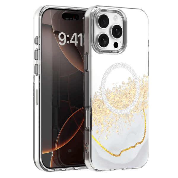 Epoxy Mag skal för iPhone 16 Pro vit vit