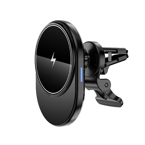 MagSafe Car Holder with Wireless Charging for iPhone - Setty, Black, LED