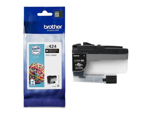 Brother LC 424BK svart 750 sidor bläck svart