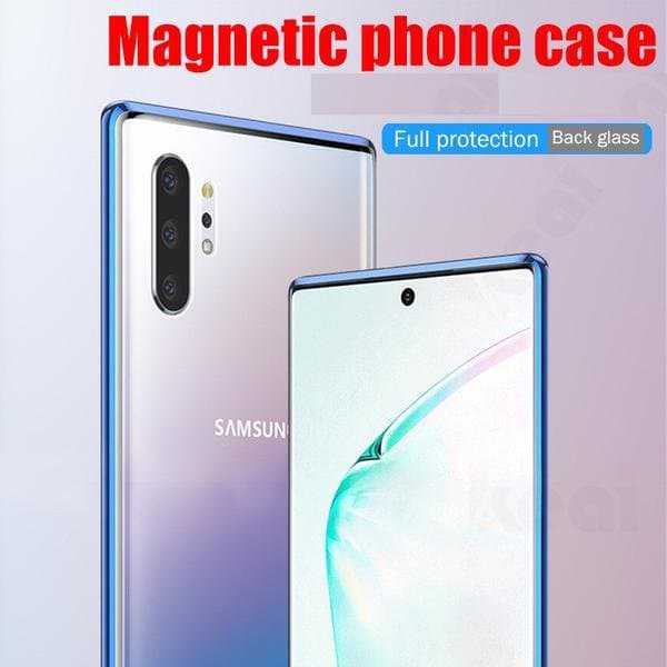 magnet fodral för din samsung note 10 plus|grön