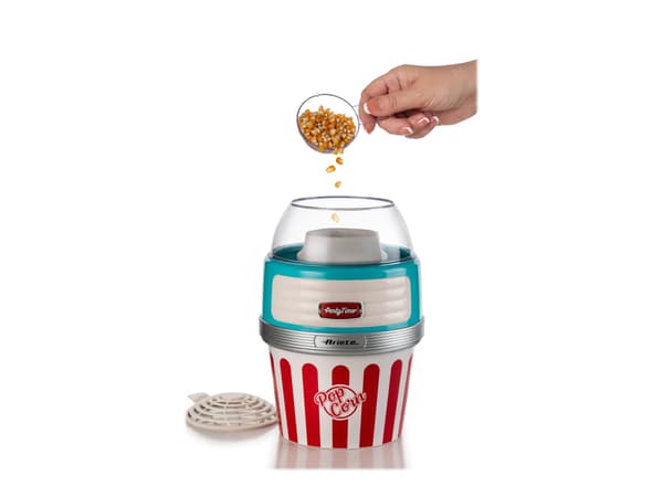 Ariete Party Time 2957 Pop Corn XL Popcorn-maskine 1.1kW Lyseblå