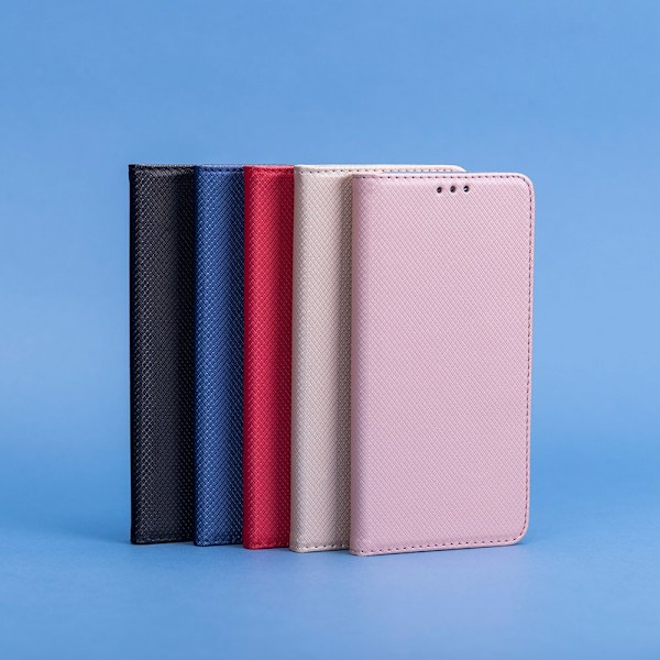 Smart Case Book för Samsung för iphone 15 pro max röd röd