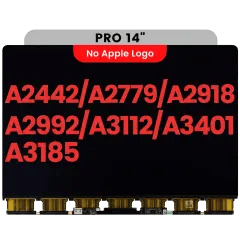 Endast LCD-panel för MacBook Pro 14\" (A2442 / A2779 / A2918 / A2992 / A3112 / A3401 / A3185) (alla år) (Aftermarket Plus)