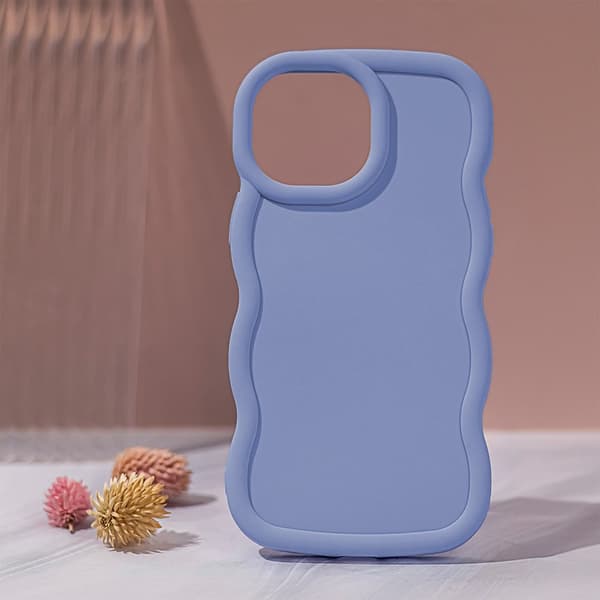 Candy-fodral för iPhone 15 – Lila lila