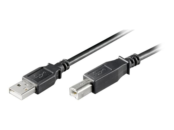 goobay USB-kabel 25cm svart svart