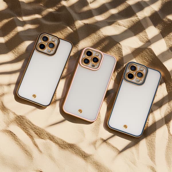 Silky Gold-fodral för iPhone 12 6,1\" rosa