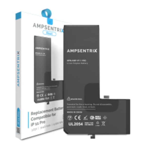 Ersättningsbatteri för iPhone 11 Pro (AmpSentrix Basic)