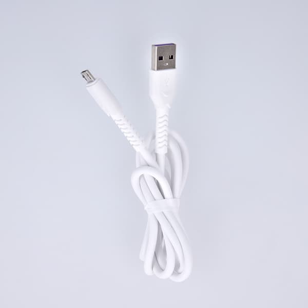 Maxlife MXUC-04 kabel USB - microUSB 1,0 m 3A vit vit