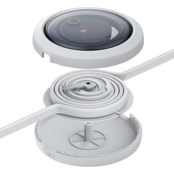 Baseus Free2Draw Retractable Crystal Snabbladdnings- och Datakabel USB till M+L+C 100W 1.1m Moon White