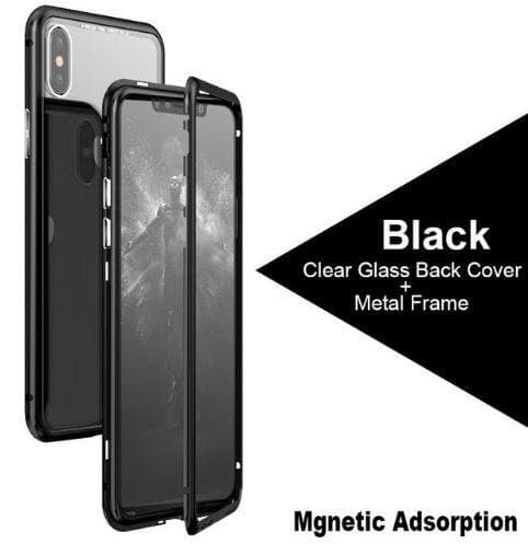 magnetisk glas bakfodra för iPhone Xs max