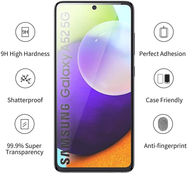 2 st skärmskydd för Samsung A52