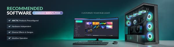 Arctic P12 Pro Reverse A-RGB Fan 1-pack svart 120 mm