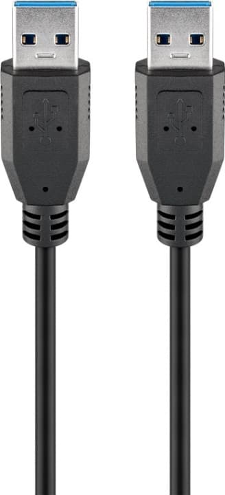goobay USB-kabel 5m svart