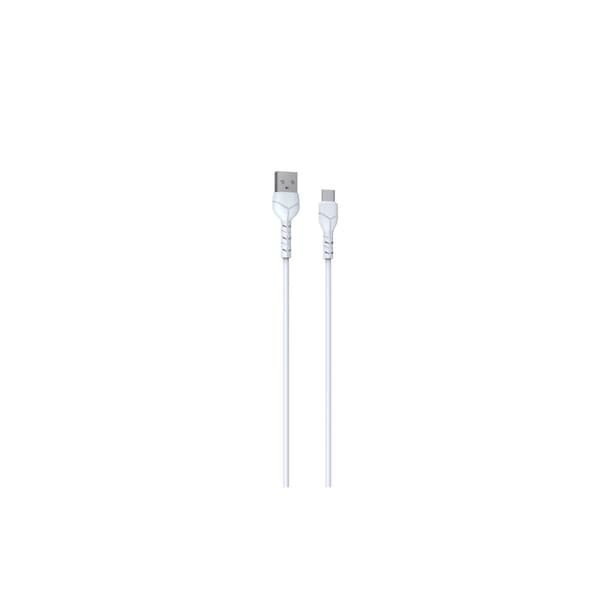 Devia kabel Kintone V2 EC305 USB - USB-C 1,0 m 2,1A vit set 30 st vit