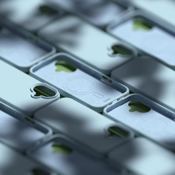 Etteri Silikon Mag skal för iPhone 16e / 17e ljusblå