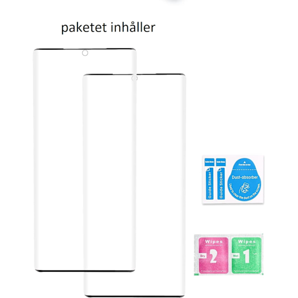 2 st skärmskydd för Samsung S23 plus som fungerar för fingeravtrycket