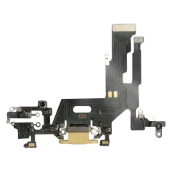 Laddningsport Flexkabel för iPhone 11 (Eftermarknad Plus) (Gul)