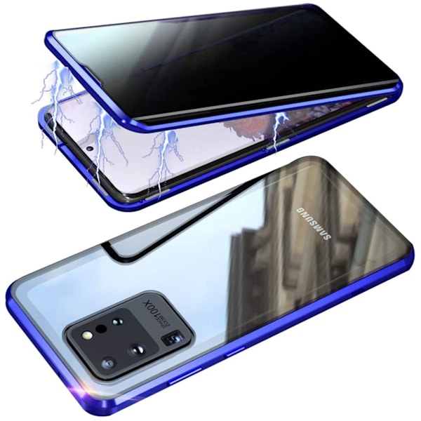 Sekretess magnetfodral för Samsung Galaxy S21plus blå blå