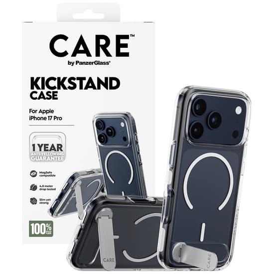 CARE by PanzerGlass® Feature Case Transparent med K
