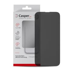 Casper Pro Härdat Glas för iPhone 15 Pro (Detaljhandelsförpackning) (Sekretess) röd