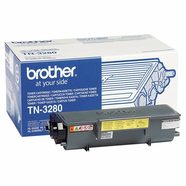 Brother TN 3280 svart 8000 sidor Toner