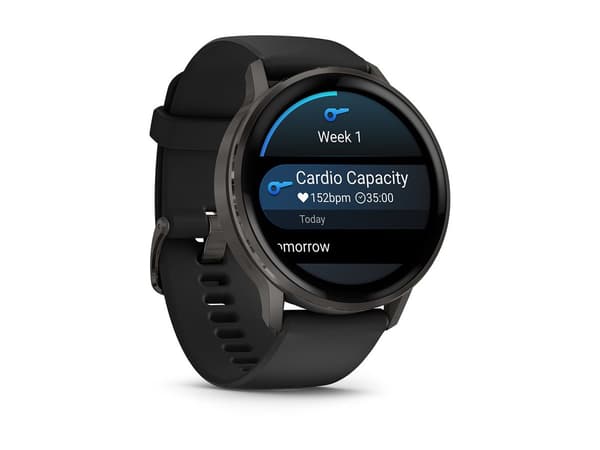 Garmin Venu 4 45 mm svart Grå SmartWatch svart