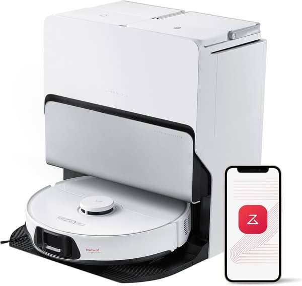 Roborock S8 MaxV Ultra Stövsuger Robotstyret 0.35 L vit