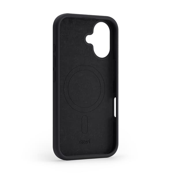 Etteri Silikon Mag skal för iPhone 16 Plus svart
