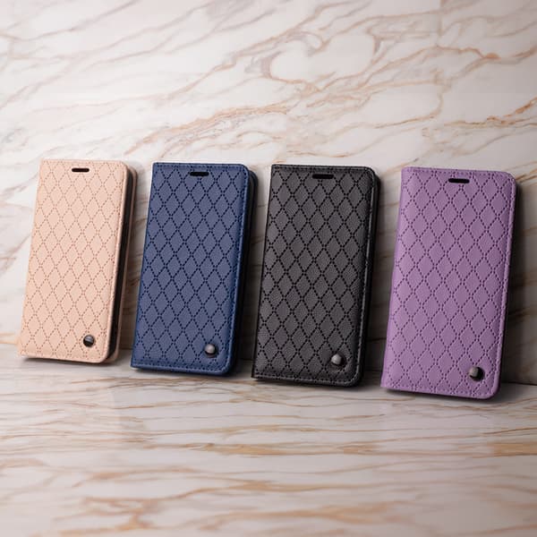 Smart Caro fodral för iPhone 16 Plus svart