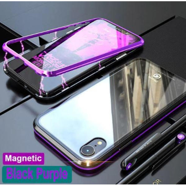 magnet fodral med härdat glas för iphone Xs/X silver "Silver"
"Silver"