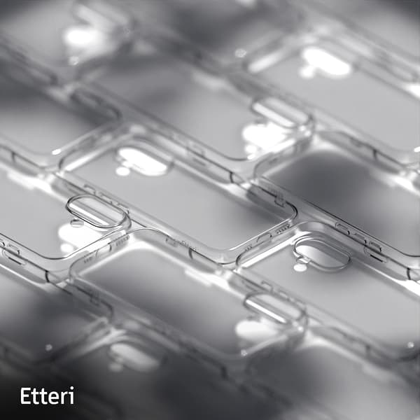 Etteri transparent skal för iPhone 16 Plus