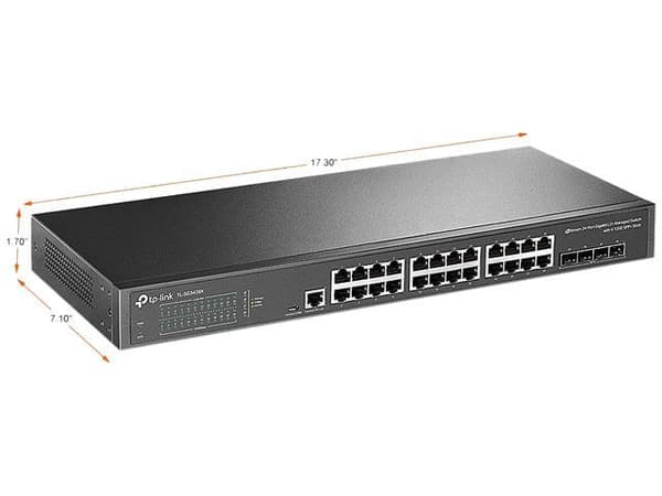 TP-Link JetStream TL-SG3428X Switch 28-portars Gigabit
