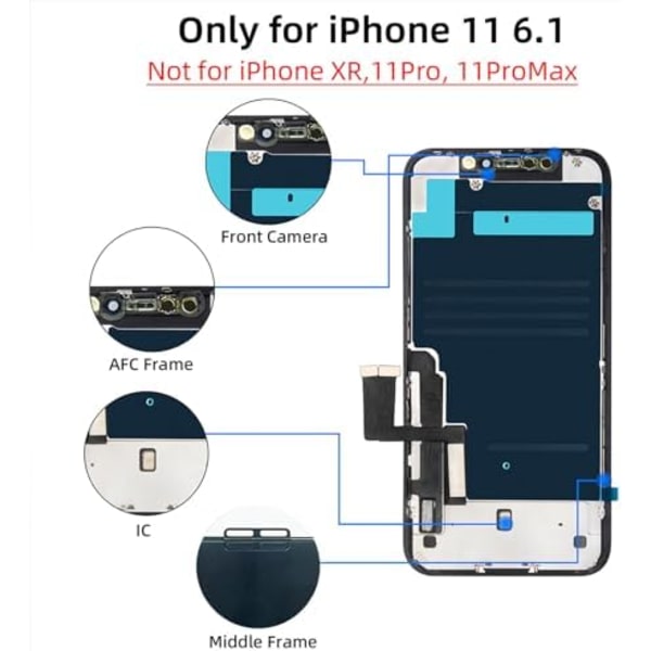 Ersättnings skärm till iphone 11