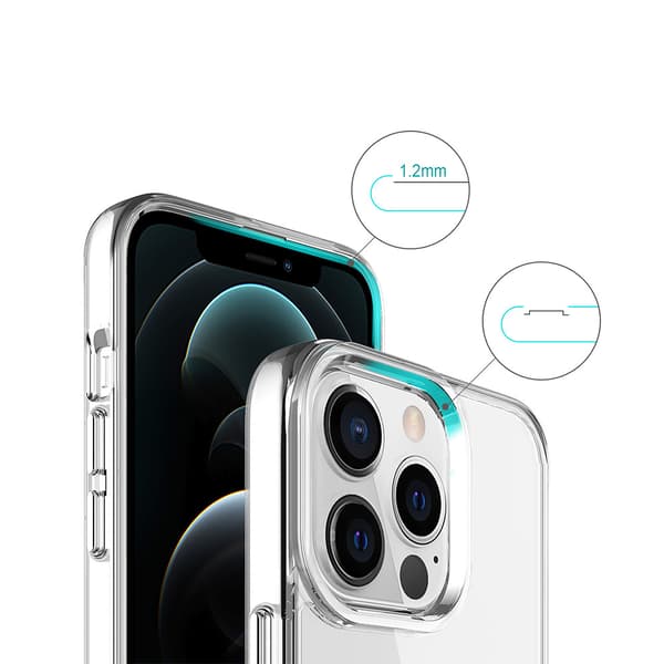 Hybrid Crystal fodral för iPhone 16 Pro transparent transparent