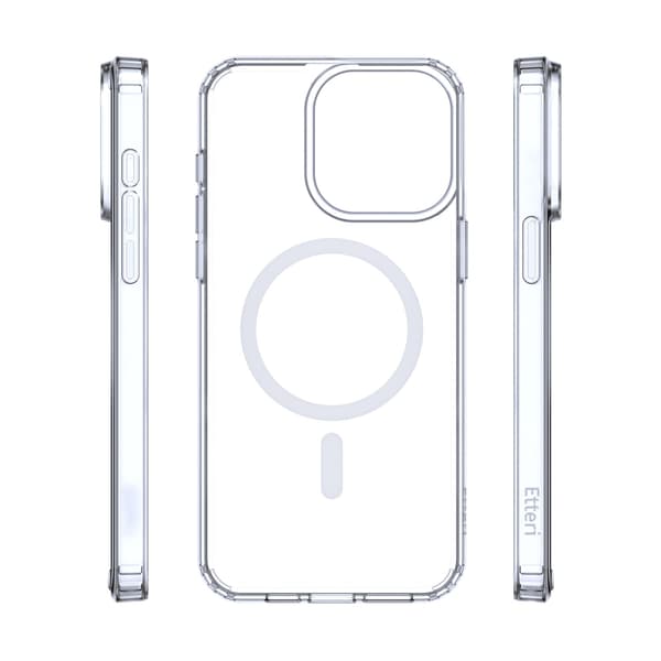 Hybrid Mag Case for iPhone 15 Pro Max - TPU/PC, Black