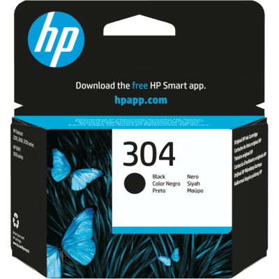 HP 304 svart 120 sidor bläck N9K06AE