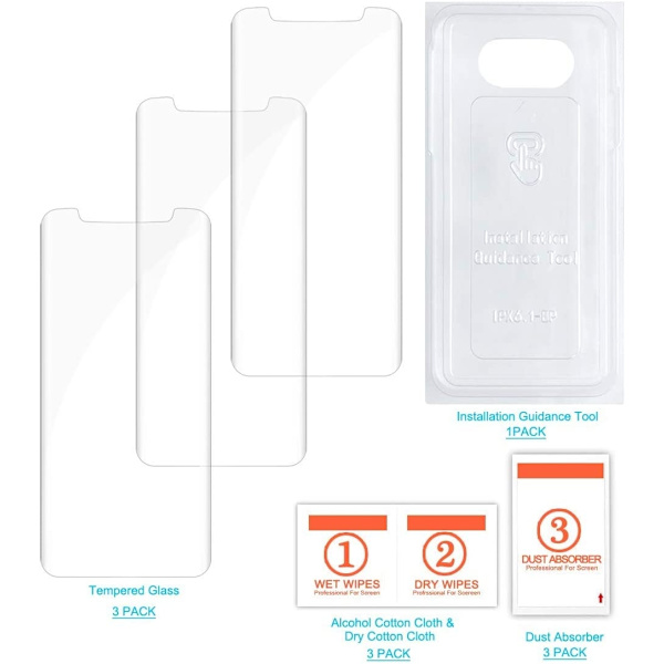 3 Pack för iPhone X Skärmskydd|2,5"