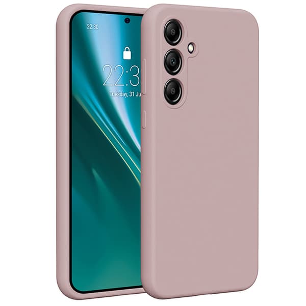 Etteri Silikonskal för Samsung Galaxy A35 5G ljusrosa