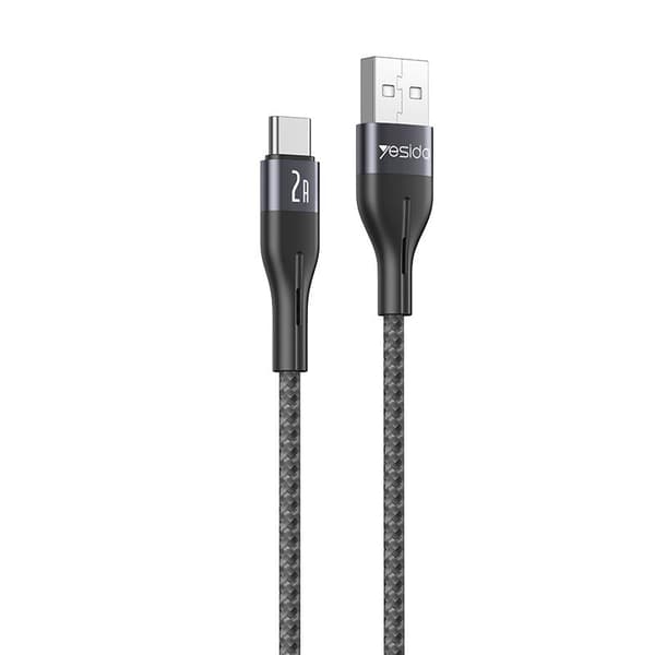 YESIDO kabel CA121 18W USB / TYPE-C 1M 2A svart svart