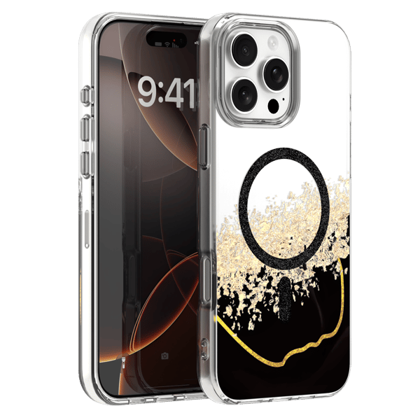 Epoxy Mag-fodral för iPhone 16 Pro Max 6,9\" svart