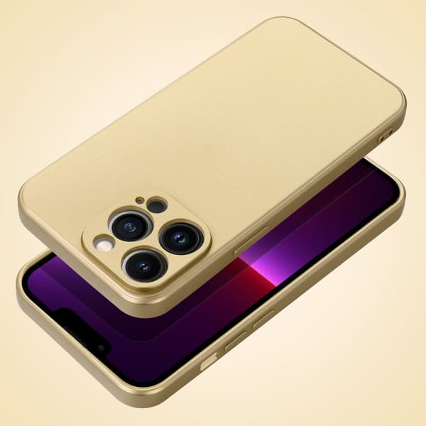 METALLIC Fodral för IPHONE 13 pro max guld guld