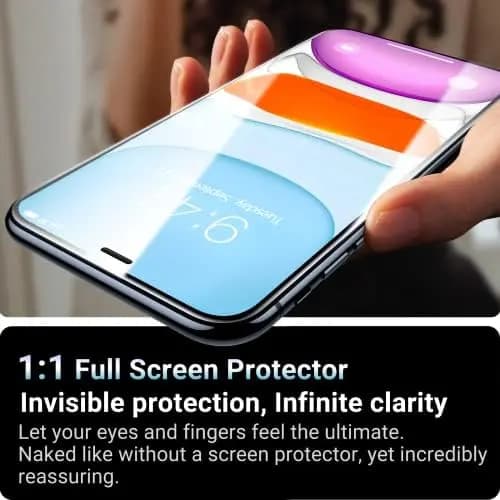 2-pack ESD extra starka heltäckande Skärmskydd för iPhone 14 Pro
