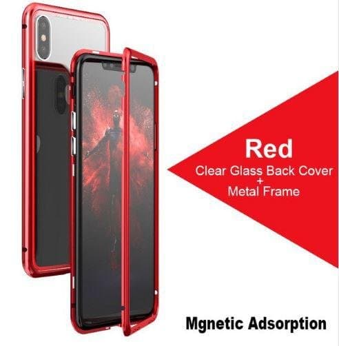 magnetisk glas bakfodra för iPhone Xs max