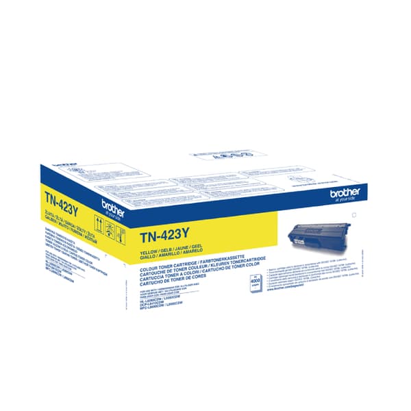 Brother TN 423Y Gul 4000 sidor Toner