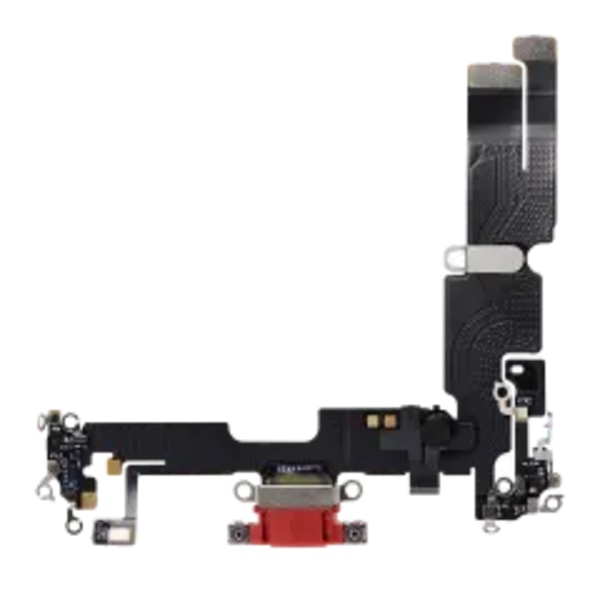 Laddningsport Flexkabel för iPhone 14 Plus (Premium) (Röd)