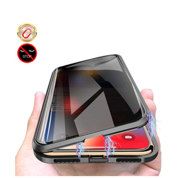 Sekretessskydd metallfodrall till iPhone 12/12 pro svart svart