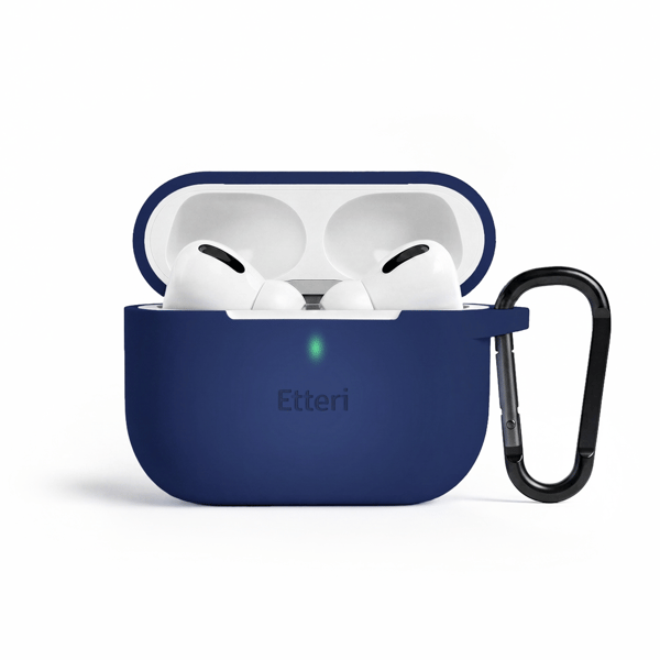 Etteri silikonfodral för AirPods Pro 3 mörkblå
