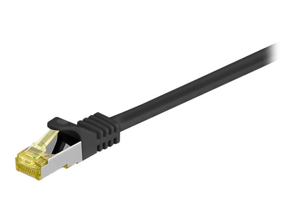 goobay CAT 7 SFTP, PiMF 50cm Patchkabel svart svart