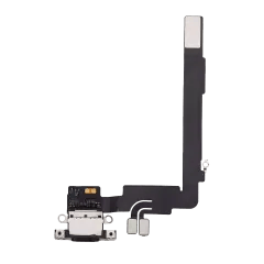 Laddningsport Flexkabel för iPhone 16 Pro Max (Premium) (Svart Titan)